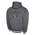 thumbnail image 3 of Men's  Gray Colorado Buffaloes Quilted Full-Zip Hooded Jacket, 3 of 3
