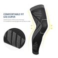 thumbnail image 2 of Partheme Compression Leg Sleeve , Basketball Leg Sleeve Full Length Sports Cycling Leg Sleeves Knee Brace Undersleeve for Men Women Running, M, 2 of 3