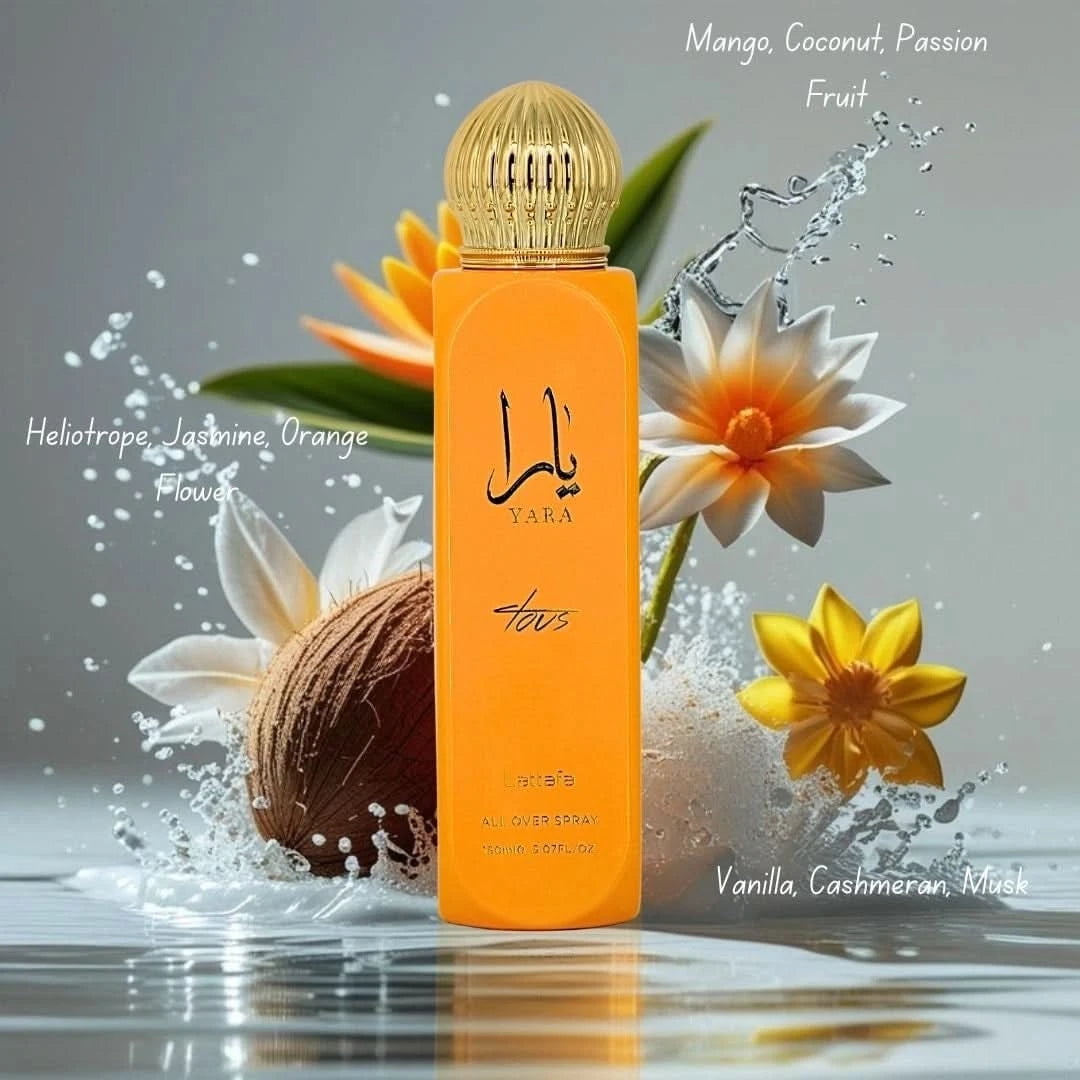 Lattafa Ladies Yara Tous Body Spray 5.07 oz Fragrances 6290362345121