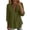 Green, variant on SBYOJLPB Women's Solid Color Tops 3/4 Sleeve Cotton-linen V-neck Pullover Top