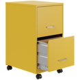 thumbnail image 3 of Space Solutions 18"D 2Drawer Mobile Metal Vertical File Cabinet Yellow/Goldfinch, 3 of 5
