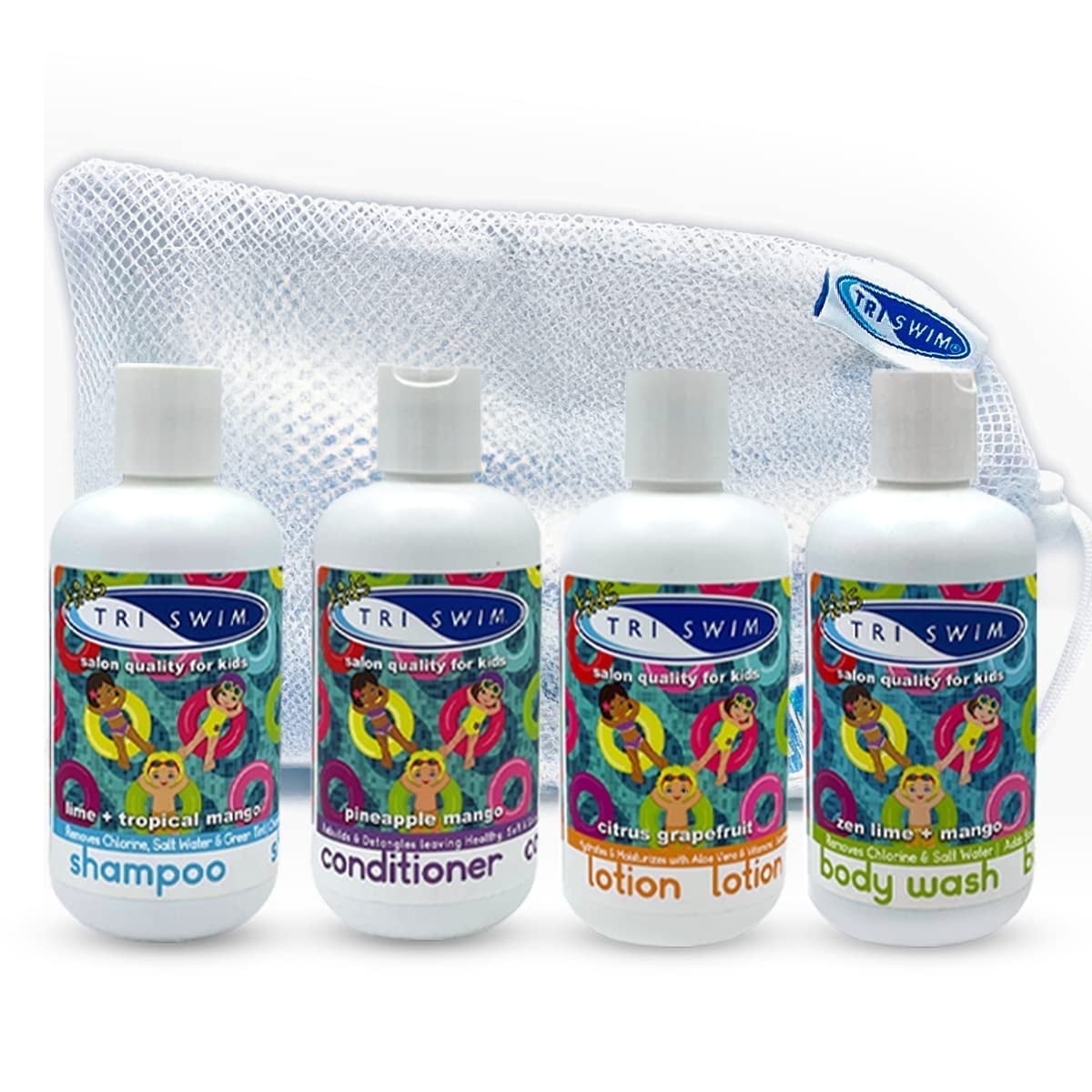 SBR Triswim Kids (4 Pack) Conditioner Shampoo Body Wash Lotion