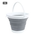 thumbnail image 4 of FLhrweasw Cubo Plástico Plegable 5/10L Portátil para El Interior Al Aire Libre (gris 10L), 4 of 7
