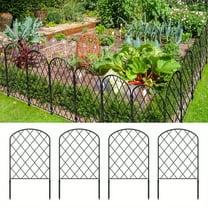 30 Pack Animal Barrier Fence Decorative Garden Fence Rustproof Metal Fencing for Yard Garden Edging Border for Yard Patio Garden 22in (H) x 32.5ft (L)
