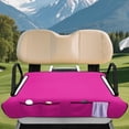 thumbnail image 2 of Bulopur Purple Golf Cart Seat Covers for 2-Person Seats Breathable Golf Cart Seat Towel Blanket with 4 Front Pockets& Nonskid Bottom Fits for EZGO, Yamaha, Club Car, 2 of 8