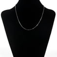 thumbnail image 2 of Collar de cadena Yinane Acero inoxidable 18' Plata, 2 of 8