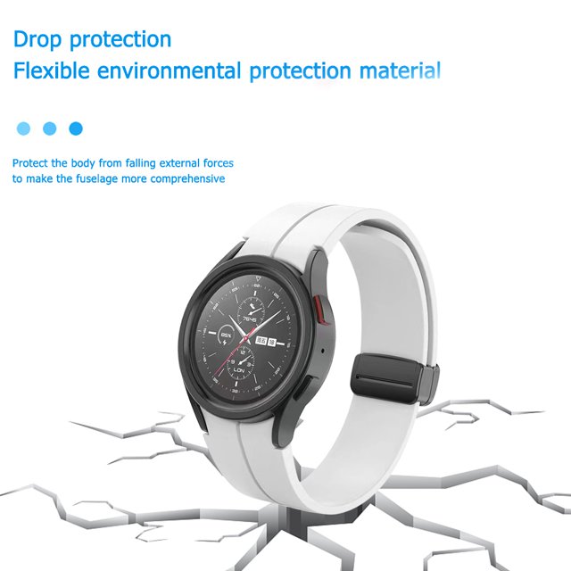 Correa de reloj deportivo de 22 cm Pulsera deportiva impermeable suave para Samsung Galaxy Watch5
