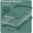 thumbnail image 3 of Compatible with iPhone 13 Pro Max Case 6.7 inch Premium Liquid Silicone with [Soft Anti-Scratch Microfiber Lining] Gel Rubber Full-Body Bumper Protection Case for iPhone 13 Pro Max - Pine Green, 3 of 14