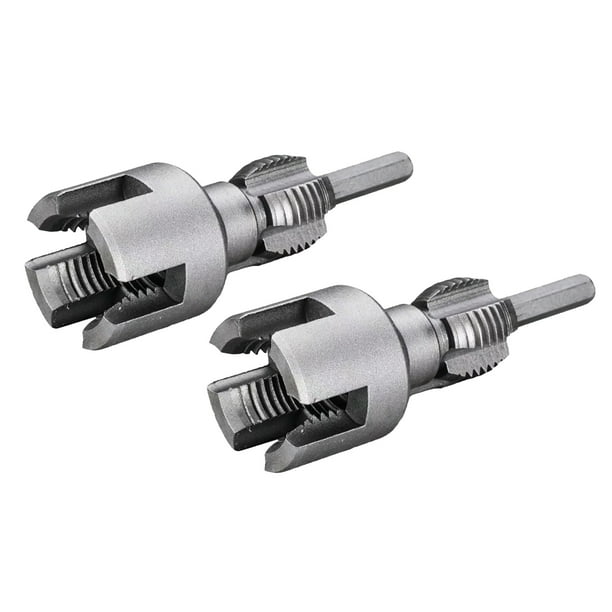 Herramienta De Rosca De Tubo Interno Externo, Ergonómico, 2 Piezas, Enhebrador De Tubo Interno Externo, Acero CRV Ajustable Para Tubos De Plástico PVC PPR