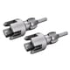 thumbnail image 1 of Herramienta De Rosca De Tubo Interno Externo, Ergonómico, 2 Piezas, Enhebrador De Tubo Interno Externo, Acero CRV Ajustable Para Tubos De Plástico PVC PPR, 1 of 7