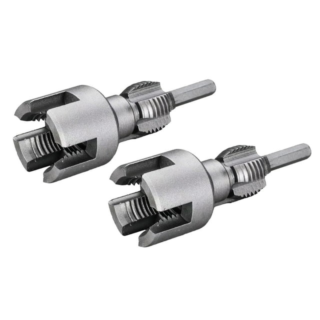 Herramienta De Rosca De Tubo Interno Externo, Ergonómico, 2 Piezas, Enhebrador De Tubo Interno Externo, Acero CRV Ajustable Para Tubos De Plástico PVC PPR