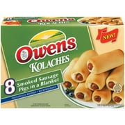 Owens Smoked Sausage Pigs in a Blanket Kolaches, 16 Oz., 8 Count