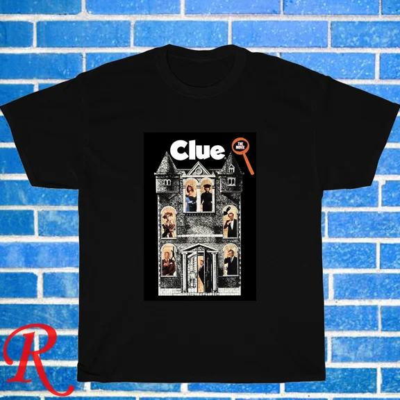 New Clue Movie Poster Logo Black/Grey/Navy/White Size S-5XL Unisex T-Shirt