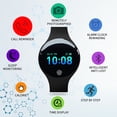 thumbnail image 2 of Hombres Mujeres Reloj digital inteligente Pantalla táctil Deporte Pulsera inteligente de fitness Reloj de pulsera impermeable IP65 Sweethay DZ7219-01B, 2 of 2