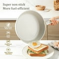 thumbnail image 3 of 26cm Non-Stick Cookware Set with Glass Lid for Gas & Induction, Eco-Friendly, 3 of 9