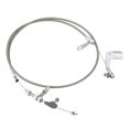thumbnail image 1 of LOVIVER Stainless Braided Kick Down Cable Transmission Detent Kickdown For 727, 1 of 8