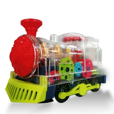 Electric Train Toy for Kids, Toddlers Train Set with Light and Music, Early Educational Gear Train Toy for 3  Year Old