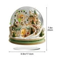 thumbnail image 3 of Costeam Christmas 2D Acrylic Christmas Tree Ornaments Home Decorations Festive Xmas Decor Suitable for Hanging on Christmas Tree Living Room Wall Bedroom Door to Enhance Holiday Atmosphere, 3 of 6