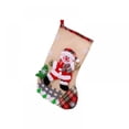 thumbnail image 1 of Merry Christmas Socks Christmas Tree Ornaments Sack Xmas Gift Candy Bag Cute Fabrics with Ornaments Navidad Decor, 1 of 7