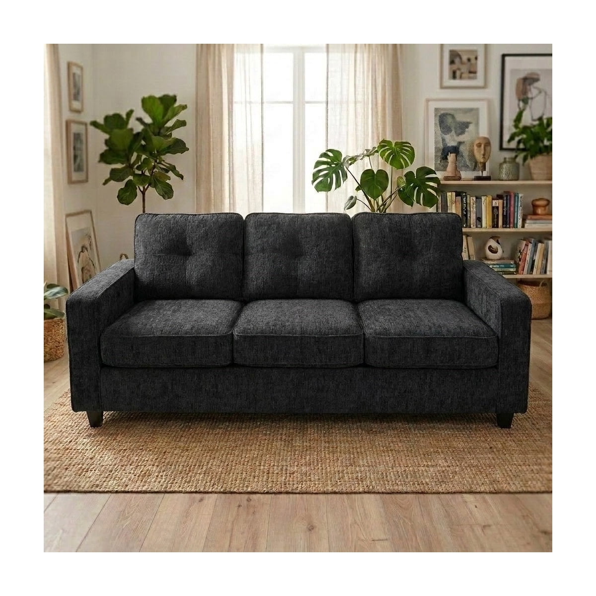 US Pride Chenille upholstery 77.2 inch wide Sofa