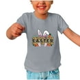 thumbnail image 2 of Hauts à Manches Courtes pour Femmes, Hauts Mignons pour Femmes, Enfants Garçons Filles Mignons Col Rond Imprimé Haut à Manches Courtes, Hauts à Manches Courtes pour Femmes, Cadeaux pour Filles Tout-Petits, 2 of 3