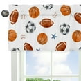 thumbnail image 4 of Watercolor Sports Theme Semi-Sheer Window Valance Boy by Sweet Jojo Designs, 4 of 6