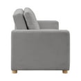 thumbnail image 7 of Serta Tennyson Scandinavian Convertible Loveseat with Full Size Sleeper, Grey Boucle Fabric, 7 of 7