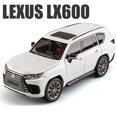 thumbnail image 1 of 1:24 LX600 SUV Alloy Luxy Car Model Diecasts Metal Toy Off-road Vehicles Car Model Collection Sound and Light Childrens Toy Gift, 1 of 6