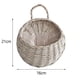 thumbnail image 3 of Maceta de mimbre JShteea colgante decoración de cesta gris Libre de BPA, 3 of 8