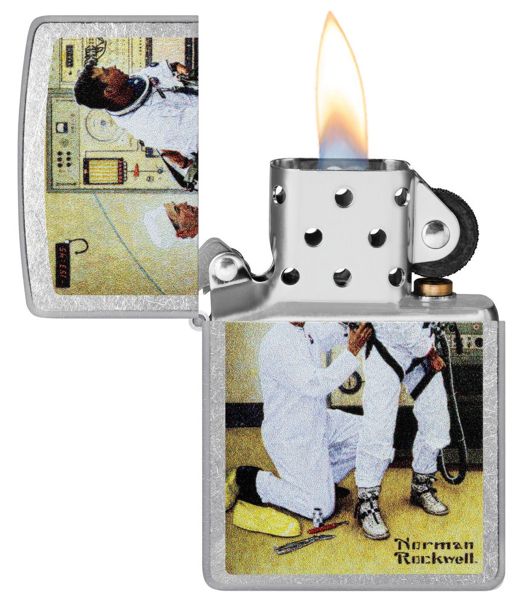 Zippo Norman Rockwell Fishing Lighter for Breakroom Use - Walmart