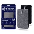 thumbnail image 1 of Exfoliante corporal Yiclick Exfoliator, paquete de 2 con mango, 1 of 8