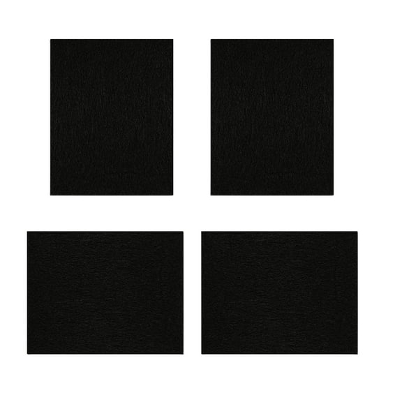 Genligt Activated Carbon Filters Compatible with Pureness F6 Zeloite Air Filter Cat Litter Box, Replacement Official Size, 4 Pack