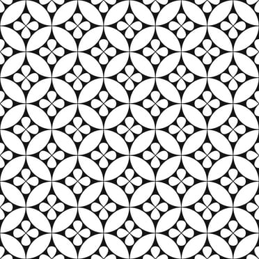 FloorPops Fleur Peel & Stick Floor Tiles