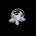 thumbnail image 3 of 8pcs Flower Hair Pin Coil Spiral with Rhinestone Crystal for Wedding Prom Party Special Event, 3 of 3