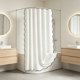 thumbnail image 1 of Cortina de Ducha de Gran Tamaño: Tejido de Poliéster Impermeable, Cortina Colgante Plegable y Suave para Baño, Caravana, Gimnasio o Dormitorio., 1 of 6