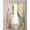 Yellow, variant on Easter Bunny Eggs Sheer Curtains 39 Inch Length 2 Panels Set for Living Room/Bedroom, Spring Tulip Daisy Flowers Leaves Country Kitchen Curtains Grommet Curtains Window Treatments 27.5"x39"x2