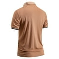 thumbnail image 3 of Camisa a rayas slim fit para hombre: prenda informal de negocios, tejido transpirable para primavera/verano/otoño, estampado elegante y sofisticado, 3 of 3