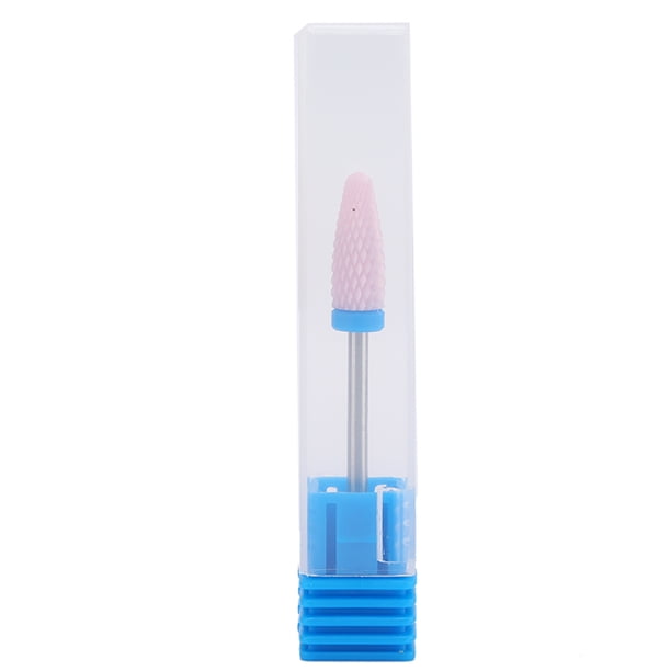 5.3 x 1.2 x 1.2 cm / 2.1 x 0.5 x 0.5 Pulgadas Taladro de Cerámica Para Umas, Herramienta de Enfermería de Umas Unas Artificiales para uñas naleses
