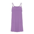 thumbnail image 3 of Besolor Womens Summer Tennis Dress Rompers Workout Mini Dress with Shorts Sleeveless Spaghetti Straps Jumpsuit Pockets, 3 of 8