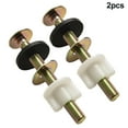 thumbnail image 1 of Toilet Seat Bolt Screw Set Heavy Duty Hinge Bolts and Nuts Replacement Toilet, 1 of 9