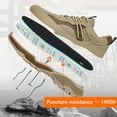 thumbnail image 2 of Safety Shoes Men's Lightweight Work Shoes Non-slip Steel Toe Cap Shoes Breathable, 2 of 7