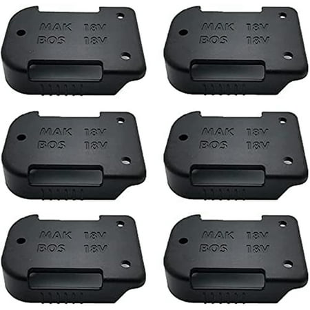 

Battery Holder for 6 Pack Battery Mounts Holder for 18V Battery Also for 18V Battery Mounts/Belt Wall Battery Holder