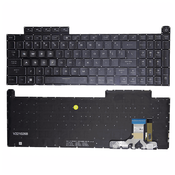 Laptop Keyboard For ASUS ROG Strix G18 G814J G814JI G814JV G814JU G814JZ G814JVR G814JIR G814JZR United States US Black With Backlit