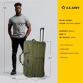thumbnail image 4 of US ARMY ROMEO 31-inch Tactical Rolling Duffel Green, 4 of 9