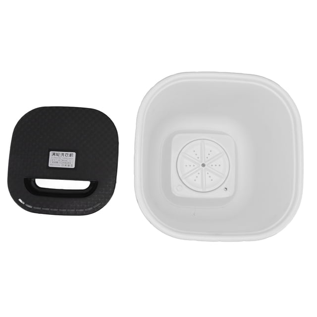 Mini Lavadora de Ropa Interior, 6L Mini Lavadora 5V 27W Clean de Luz Azul Hacia Adelante y De Rotació Inversa para exteriores