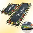 thumbnail image 3 of Farmhouse Kitchen Rugs and Mats Non Skid Washable, Non-Slip Backing Kitchen Mat Set of 2 for Floor Kitchen Runner Rug Sets for Kitchen Dining Room Sink (17.3"x47.2"+17.3"x23.6", Spices), 3 of 6