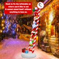 thumbnail image 4 of Decoraciones inflables navideñas Joliyou de 3 m con Papá Noel con reno, 4 of 9