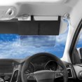 thumbnail image 1 of Visor de sol polarizado con la cremallera de la cremallera Extensión de la visera Sun Visor de autos anti-Glare para conducir seguros para la mayoría de los automóviles, 1 of 7