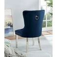 thumbnail image 3 of Contemporary Style - Tufted Back and Metal Ring - In Dining Space - Set of 2 Wingback Chairs, 3 of 5
