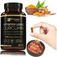 thumbnail image 3 of Optisorb Liquid Curcumin with Vitamin D - 60 Liqcaps | 185x Turmeric & Curcumin Bioavailability - Ultra Bioavailable | Liquid Capsules with 500mg NovaSOL® per Capsule - UK Manufactured, 3 of 5